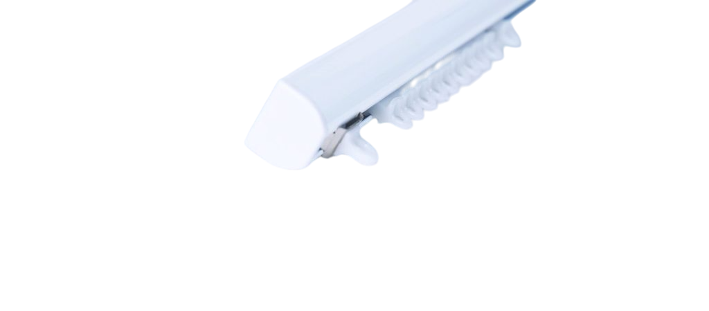 Gordijnrail breedspoor