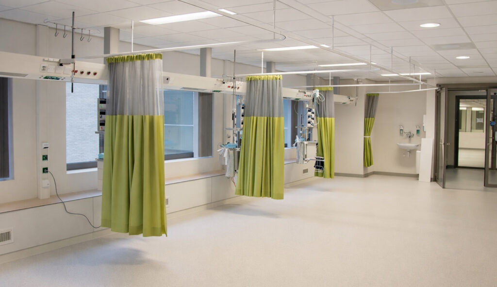 Separatiestoffen - Brandvertragende gordijnen - vlamvertragende gordijnen